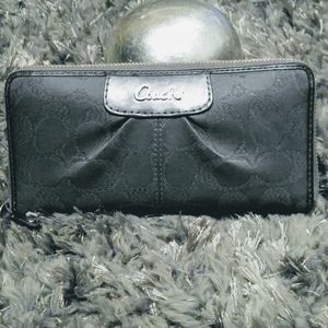 Coach zipper wallet